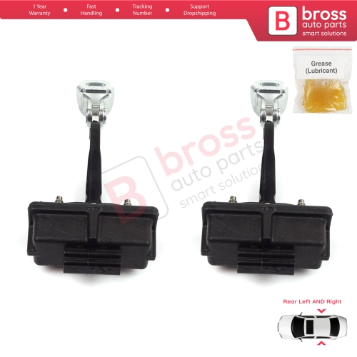 2 Pieces Rear Door Hinge Stop Check Strap Limiter for Fiat Punto Evo Grande Punto 199 51961552
