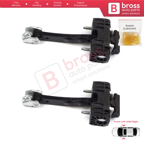 2 Pieces Front Door Hinge Stop Check Strap Limiter for Fiat Bravo 198 Lancia Delta MK3 844 2008-2014 51751732