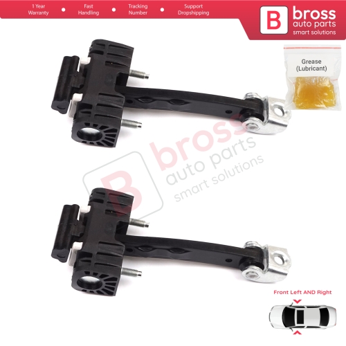 2 Pieces Front Door Hinge Stop Check Strap Limiter for Fiat Bravo 198 Lancia Delta MK3 844 2008-2014 51751732