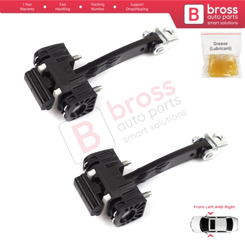 2 Pieces Front Door Hinge Stop Check Strap Limiter for Fiat Bravo 198 Lancia Delta MK3 844 2008-2014 51751732