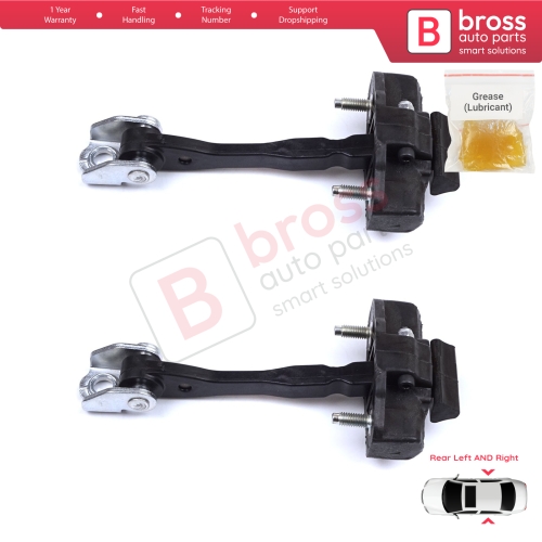 2 Pieces Rear Door Hinge Stop Check Strap Limiter for Fiat Bravo 198 Lancia Delta MK3 844 2008-2014 51805582