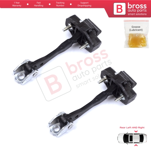 2 Pieces Rear Door Hinge Stop Check Strap Limiter for Fiat Bravo 198 Lancia Delta MK3 844 2008-2014 51805582