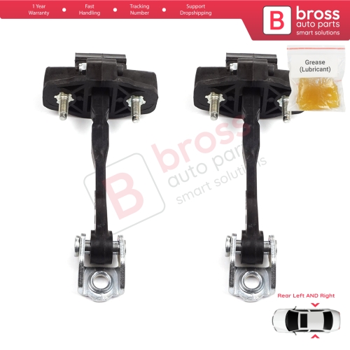 2 Pieces Rear Door Hinge Stop Check Strap Limiter for Fiat Bravo 198 Lancia Delta MK3 844 2008-2014 51805582