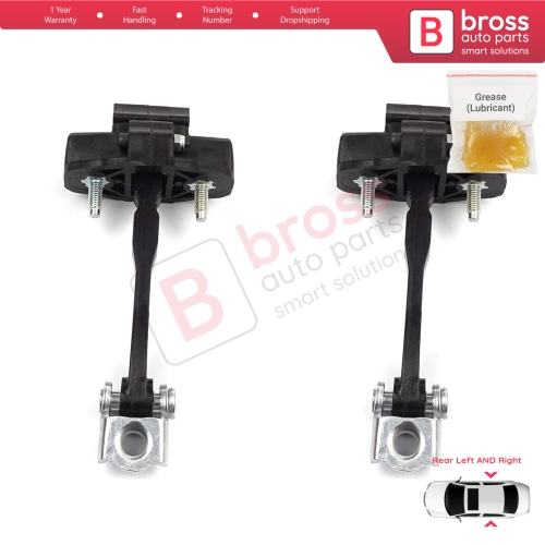 2 Pieces Rear Door Hinge Stop Check Strap Limiter for Fiat Bravo 198 Lancia Delta MK3 844 2008-2014 51805582