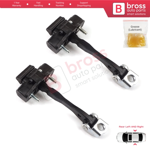 2 Pieces Rear Door Hinge Stop Check Strap Limiter for Fiat Bravo 198 Lancia Delta MK3 844 2008-2014 51805582