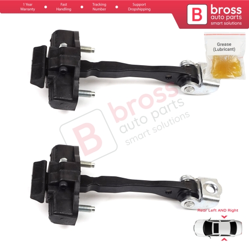 2 Pieces Rear Door Hinge Stop Check Strap Limiter for Fiat Bravo 198 Lancia Delta MK3 844 2008-2014 51805582