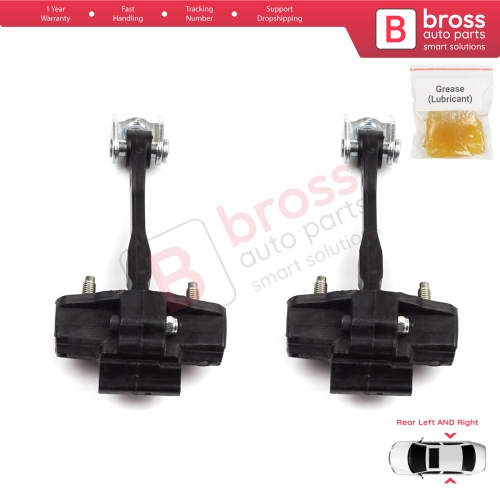 2 Pieces Rear Door Hinge Stop Check Strap Limiter for Fiat Bravo 198 Lancia Delta MK3 844 2008-2014 51805582