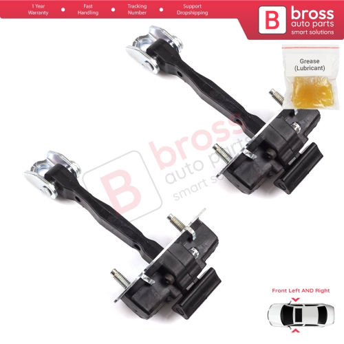 2 Pieces Front Door Hinge Stop Check Strap Limiter for Fiat 500X 334 2014-On 51939940