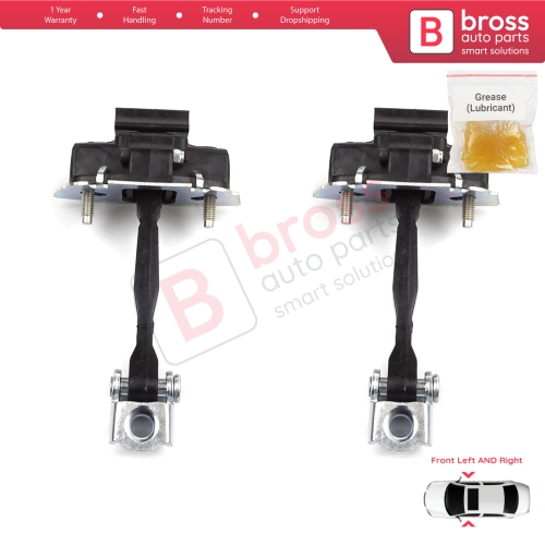 2 Pieces Front Door Hinge Stop Check Strap Limiter for Fiat 500X 334 2014-On 51939940