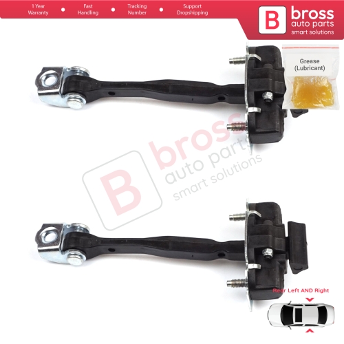 2 Pieces Rear Door Hinge Stop Check Strap Limiter for Fiat 500X 334 2014-On 51939944