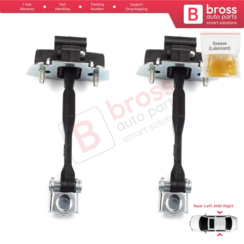 2 Pieces Rear Door Hinge Stop Check Strap Limiter for Fiat 500X 334 2014-On 51939944