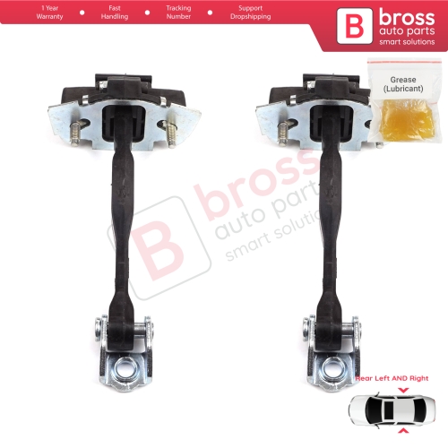 2 Pieces Rear Door Hinge Stop Check Strap Limiter for Fiat 500X 334 2014-On 51939944