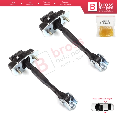 2 Pieces Rear Door Hinge Stop Check Strap Limiter for Fiat 500X 334 2014-On 51939944