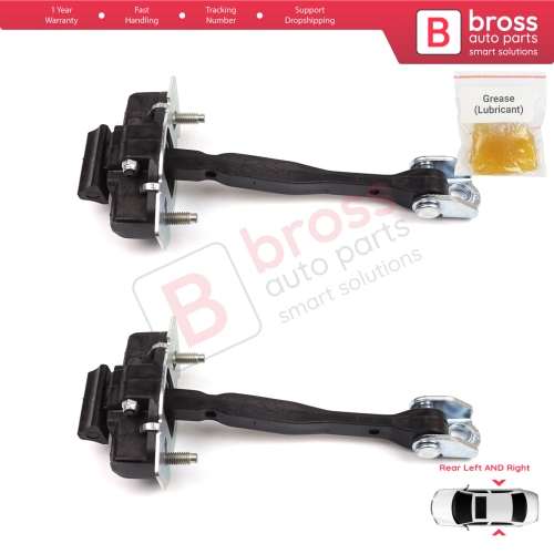 2 Pieces Rear Door Hinge Stop Check Strap Limiter for Fiat 500X 334 2014-On 51939944