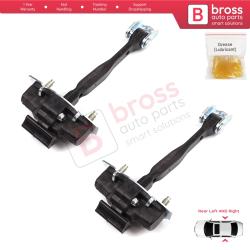2 Pieces Rear Door Hinge Stop Check Strap Limiter for Fiat 500X 334 2014-On 51939944