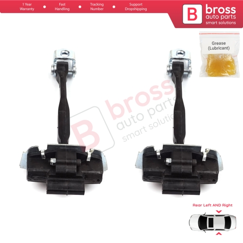 2 Pieces Rear Door Hinge Stop Check Strap Limiter for Fiat 500X 334 2014-On 51939944