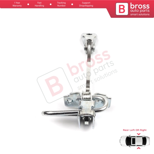 Rear Door Hinge Stop Check Strap Limiter for Fiat Panda MK2 169 2003-2012 46826530