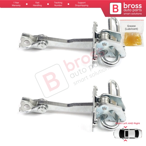 2 Pieces Front Door Hinge Stop Check Strap Limiter for Fiat Idea Lancia Musa 350 2004-2012 51795854