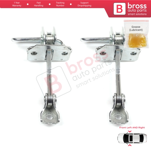 2 Pieces Front Door Hinge Stop Check Strap Limiter for Fiat Idea Lancia Musa 350 2004-2012 51795854