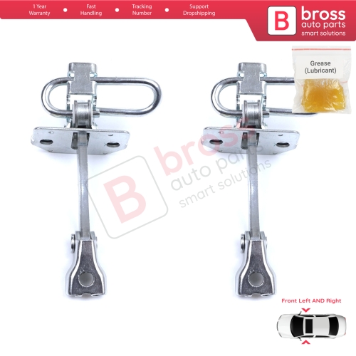 2 Pieces Front Door Hinge Stop Check Strap Limiter for Fiat Idea Lancia Musa 350 2004-2012 51795854