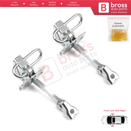 2 Pieces Front Door Hinge Stop Check Strap Limiter for Fiat Idea Lancia Musa 350 2004-2012 51795854