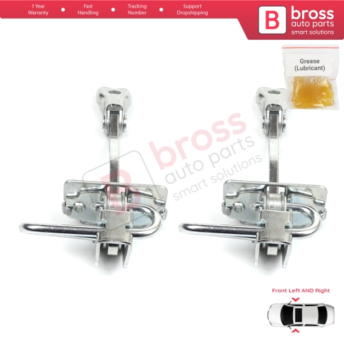 2 Pieces Front Door Hinge Stop Check Strap Limiter for Fiat Idea Lancia Musa 350 2004-2012 51795854