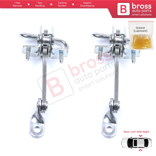 2 Pieces Rear Door Hinge Stop Check Strap Limiter for Alfa Romeo 147 937 Hatchback 2001-2010 46790383 