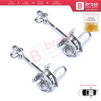 2 Pieces Rear Door Hinge Stop Check Strap Limiter for Fiat Punto MK2 188 5-Door 1999-2012 51790088