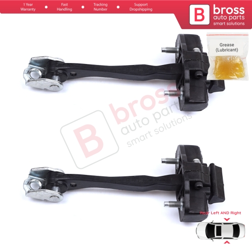 2 Pieces Rear Door Hinge Stop Check Strap Limiter for Alfa Romeo Giulietta 940 2010-2020 50521442	
