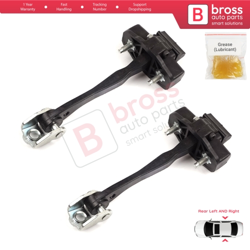 2 Pieces Rear Door Hinge Stop Check Strap Limiter for Alfa Romeo Giulietta 940 2010-2020 50521442	