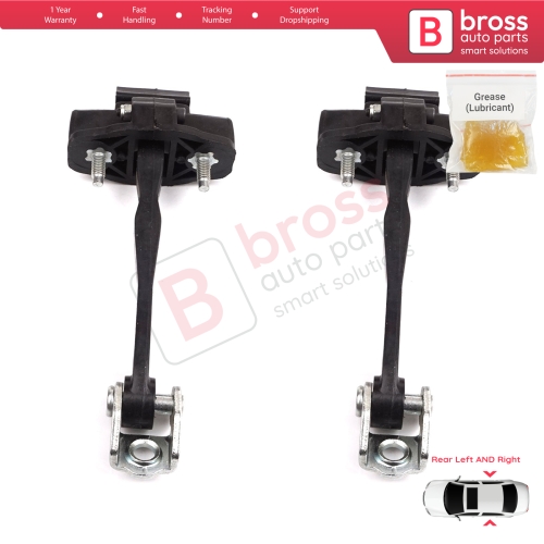 2 Pieces Rear Door Hinge Stop Check Strap Limiter for Alfa Romeo Giulietta 940 2010-2020 50521442	