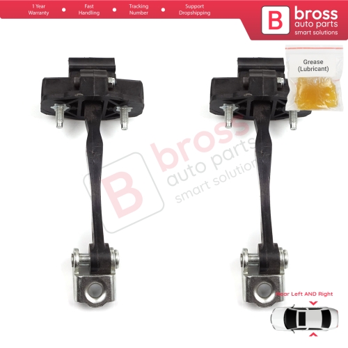2 Pieces Rear Door Hinge Stop Check Strap Limiter for Alfa Romeo Giulietta 940 2010-2020 50521442	