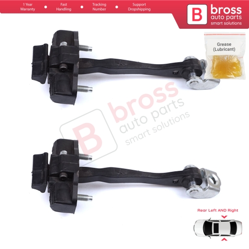 2 Pieces Rear Door Hinge Stop Check Strap Limiter for Alfa Romeo Giulietta 940 2010-2020 50521442	