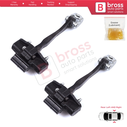 2 Pieces Rear Door Hinge Stop Check Strap Limiter for Alfa Romeo Giulietta 940 2010-2020 50521442	