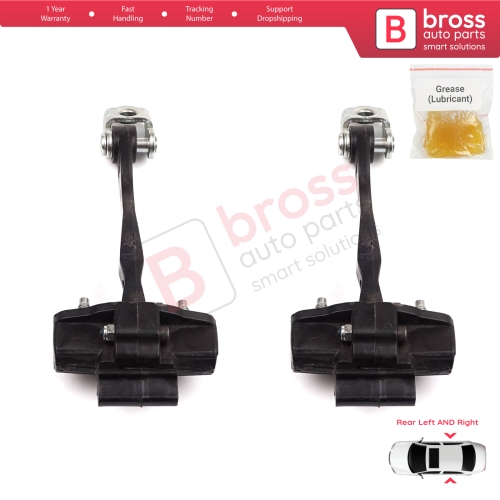 2 Pieces Rear Door Hinge Stop Check Strap Limiter for Alfa Romeo Giulietta 940 2010-2020 50521442	