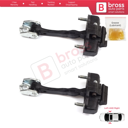 2 Pieces Door Hinge Stop Check Strap Limiter for Alfa Romeo MiTo 955 2008–2018 3-Door HB 50509095