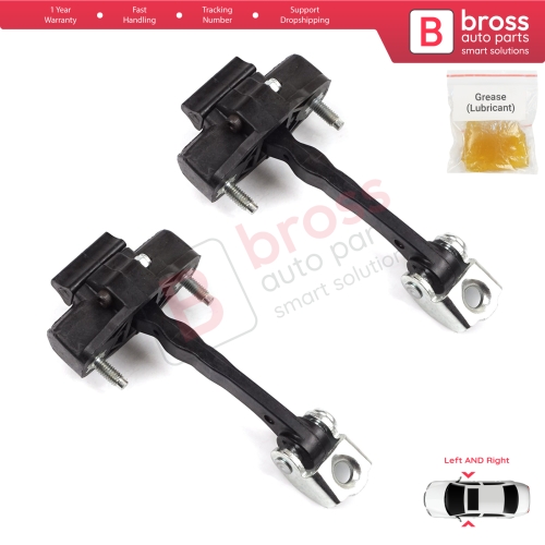 2 Pieces Door Hinge Stop Check Strap Limiter for Alfa Romeo MiTo 955 2008–2018 3-Door HB 50509095
