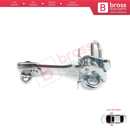 Door Hinge Stop Check Strap Limiter for Lancia Ypsilon MK2 843 2003–2011 3-Door HB 51758391