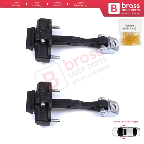 2 Pieces Front Door Hinge Stop Check Strap Limiter for Lancia Ypsilon MK3 846 312 2011-2024 5-Door HB 52049606