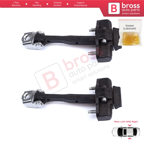 2 Pieces Rear Door Hinge Stop Check Strap Limiter for Lancia Ypsilon MK3 846 312 2011-2024 5-Door HB 51917798