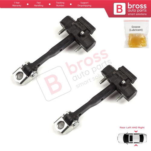2 Pieces Rear Door Hinge Stop Check Strap Limiter for Lancia Ypsilon MK3 846 312 2011-2024 5-Door HB 51917798