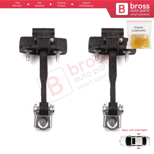 2 Pieces Rear Door Hinge Stop Check Strap Limiter for Lancia Ypsilon MK3 846 312 2011-2024 5-Door HB 51917798