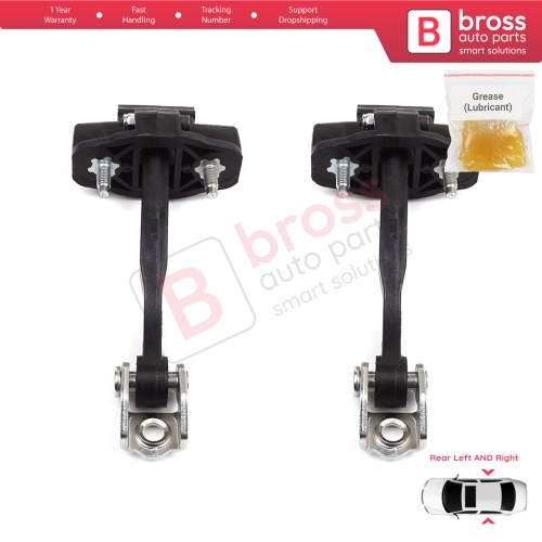 2 Pieces Rear Door Hinge Stop Check Strap Limiter for Lancia Ypsilon MK3 846 312 2011-2024 5-Door HB 51917798