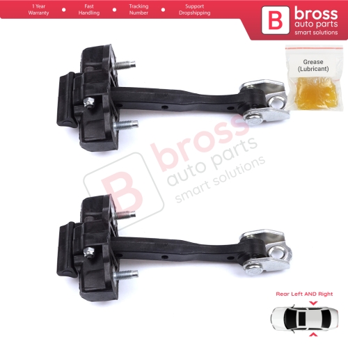 2 Pieces Rear Door Hinge Stop Check Strap Limiter for Lancia Ypsilon MK3 846 312 2011-2024 5-Door HB 51917798