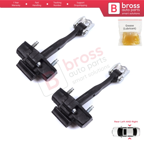2 Pieces Rear Door Hinge Stop Check Strap Limiter for Lancia Ypsilon MK3 846 312 2011-2024 5-Door HB 51917798
