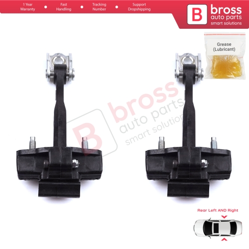 2 Pieces Rear Door Hinge Stop Check Strap Limiter for Lancia Ypsilon MK3 846 312 2011-2024 5-Door HB 51917798