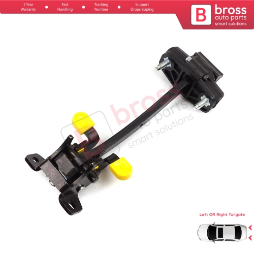 Rear Trunk Door Hinge Stop Check Strap Limiter for Fiat Fiorino Qubo 225 2007-2024 Citroen Nemo Peugeot Bipper Tepee 9035AQ