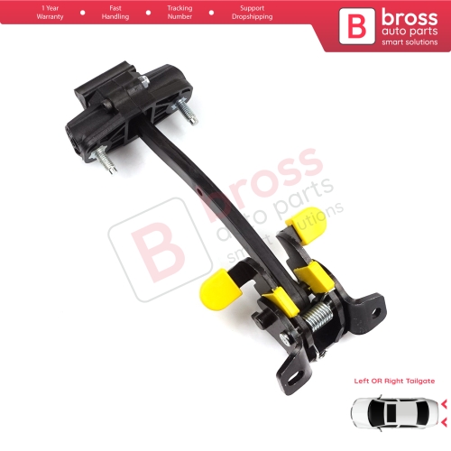 Rear Trunk Door Hinge Stop Check Strap Limiter for Fiat Fiorino Qubo 225 2007-2024 Citroen Nemo Peugeot Bipper Tepee 9035AQ