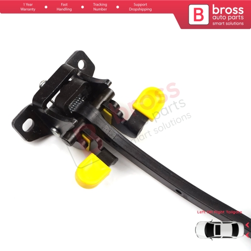 Rear Trunk Door Hinge Stop Check Strap Limiter for Fiat Fiorino Qubo 225 2007-2024 Citroen Nemo Peugeot Bipper Tepee 9035AQ