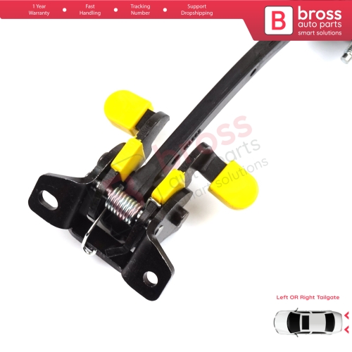 Rear Trunk Door Hinge Stop Check Strap Limiter for Fiat Fiorino Qubo 225 2007-2024 Citroen Nemo Peugeot Bipper Tepee 9035AQ